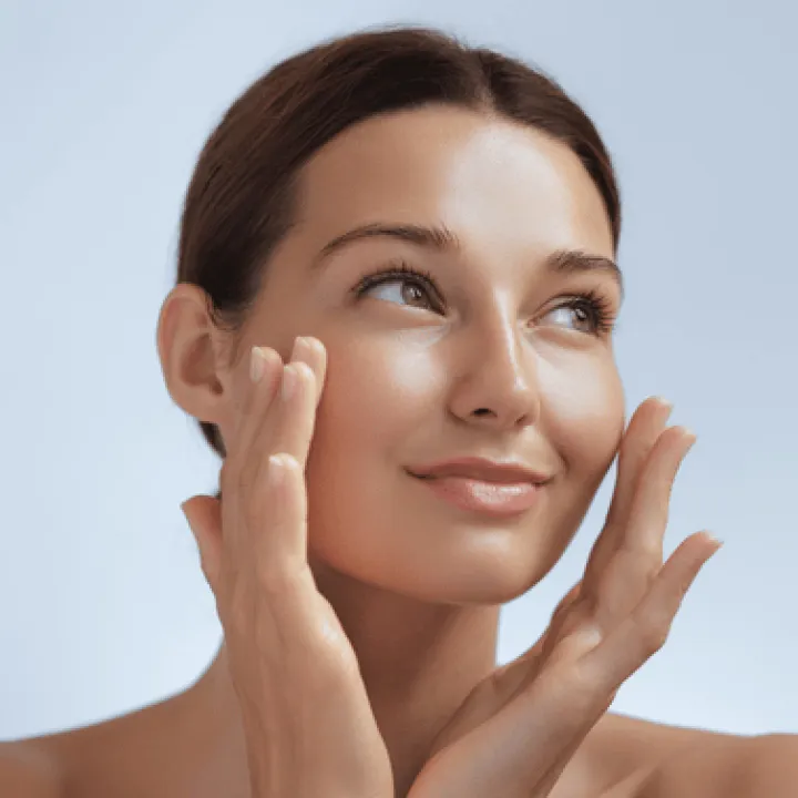 femme peau hydratée