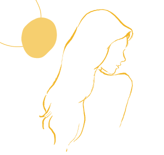silhouette cheveux