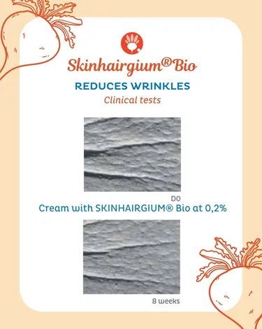 Skinhairgium® Bio résultats cliniques sur la peau